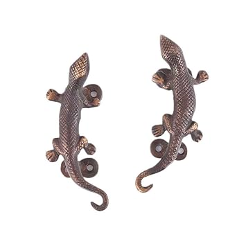Indian Shelf Handmade 5 5 Inch Brass Lizard Figure Drawer Wardrobe