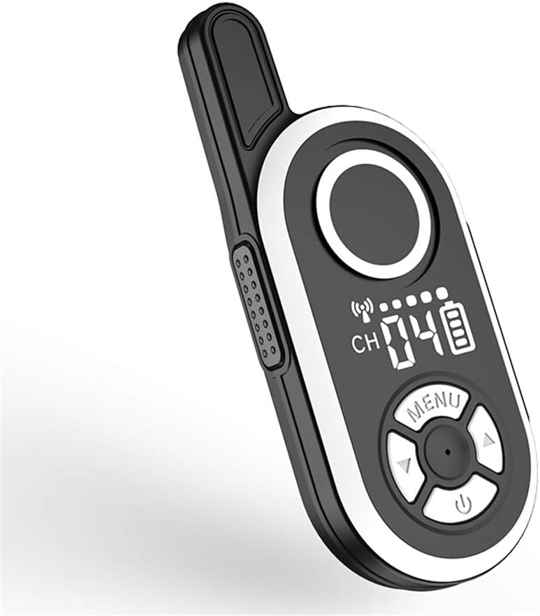 KNDJSPR Handheld Professional Walkie Talkies, wireless Rechargeable Long Range Radios Walky-Talky, with Fluorescent Display, 16 Channel, 400-470MHz, for Hotel Beauty Salon