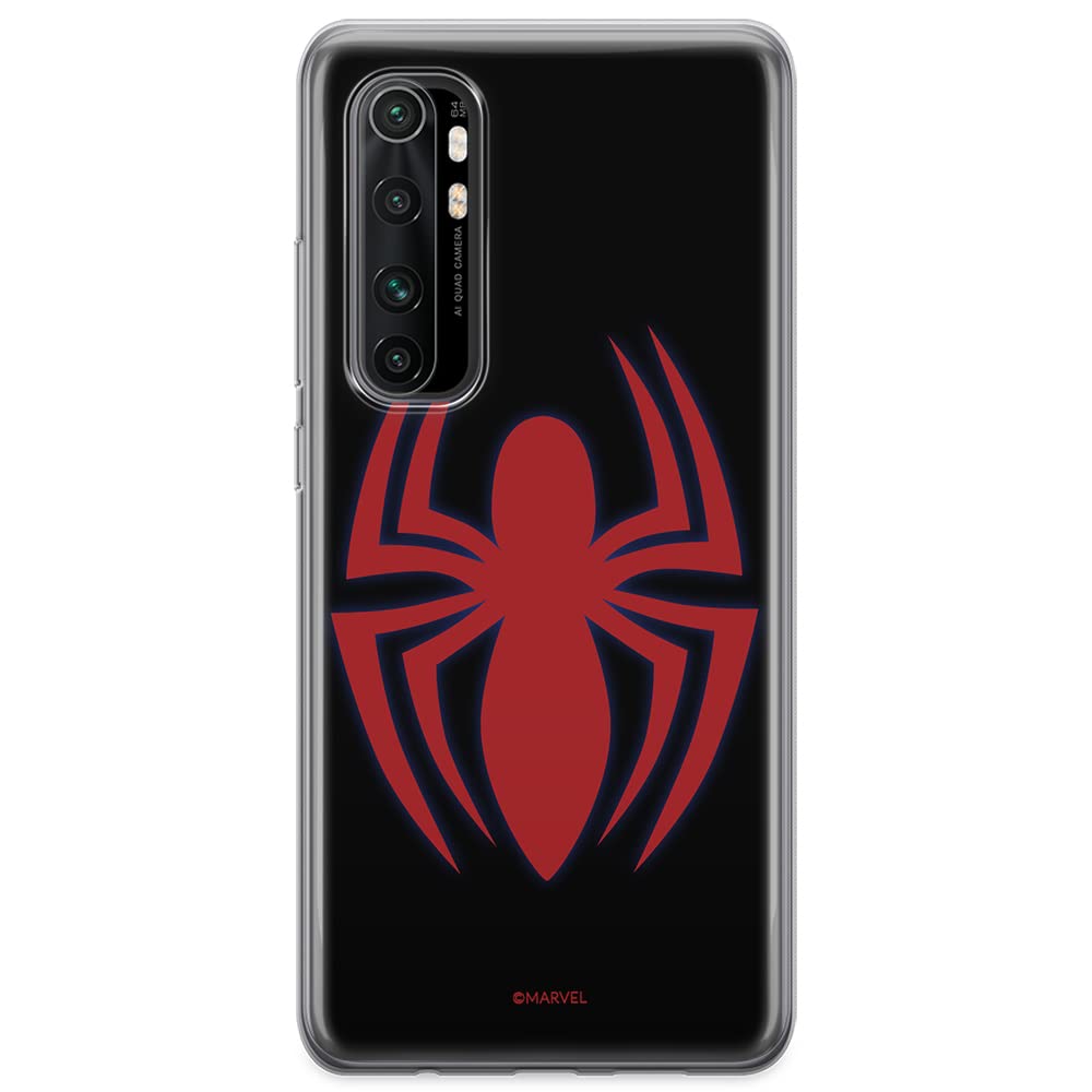ERT GROUP mobile phone case for Xiaomi MI NOTE 10 Lite original and officially Licensed Marvel pattern Spider Man 018 optimally adapted to the shape of the mobile phone, case made of TPU