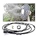 Hylaea Fan Misting Cooling System, Outdoor 1/4'' Fan Mist Kit for a Cool Patio 10FT (3M) Misting Line + 4 Brass Misting Nozzles + a Faucet Adapter for Any Outdoor Fan