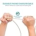 Maitron Phone Charger,3PACK (6FT) Nylon Braided Charging Cable Cord USB Cable Charger Compatible Phone X 8 8 Plus 7 7Plus 6s 6sPlus 6 6Plus 5 5s 5c SE Pad Pod and More (Gold)