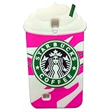 Thunderous Hot Pink Starbucks Coffee Ice Cream Silicone Back Cover Case for Samsung Galaxy S4 I9500