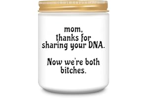 LEIOH Funny Birthday Gifts for Mom,Mom Gifts from Daughter Son,Unique Mothers Day Thanksgiving Christmas Gift Lavender Scented Candles for Women