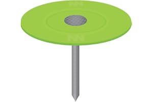 National Nail 135053 2000CT 1" Plastic Cap Nail