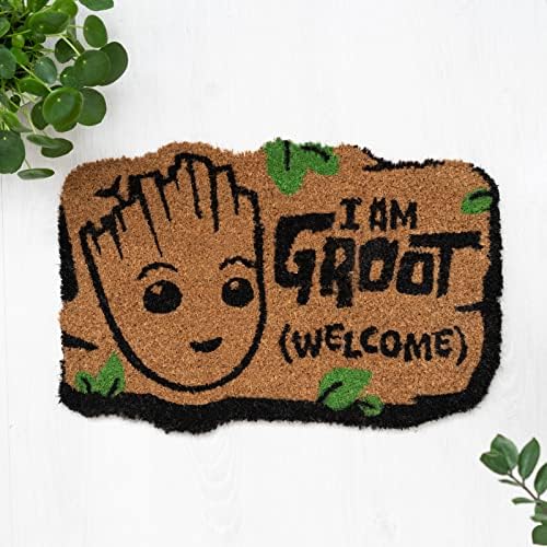 Marvel Groot Felpudo Entrada casa Fibra de Coco