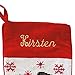 Personalized Heirloom Christmas Stocking Needlepoint Snowman, 100% Wool, 9.5