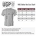 UGP Campus Apparel Run Away Basic Cotton T-Shirt - Medium - Dark Heather Grey