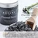 Brooklyn Botany Premium Activated Charcoal Scrub - Deep Exfoliation, Pore Minimizer & Reduces Wrinkles, Acne Scars, Blackhead Remover & Anti Cellulite Treatment - Body Scrub & Facial Cleanser - 10 oz