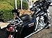 Wisdom Motorcycle Backrest sissy bar and flat luggage rack for Harley Davidson Touring Models 1997-2008