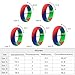 Silicone Wedding Ring For Women, Silicone Wedding Band, iCharmore 7 Rings Pack Engagement Ring, Comfort and Safe For Active Lifestyle