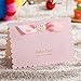 WISHMADE 20 Count Invitations Cards Kits Pink Printable for Girls Birthday Baby Shower with Envelopes