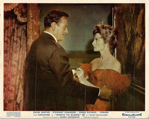 NORTH TO ALASKA ORIGINAL LOBBY CARD BRITISH JOHN WAYNE CAPUCINE at ...
