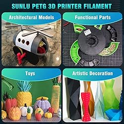 SUNLU 3D Printer Filament, Toughness PETG Filaments