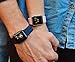 AdMaster Compatible for Apple Watch Band 42mm, Soft Silicone Sport Strap for iWatch Apple Watch Series 1/ Series 2/ Series 3, M/L Size (Midnight Blue/Pebble/Pink Sand)