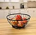 Spectrum Ashley Fruit Basket for Kitchen Counter - Open Wire Vegetable & Fruit Bowl - Traditional Style Produce Storage Stand