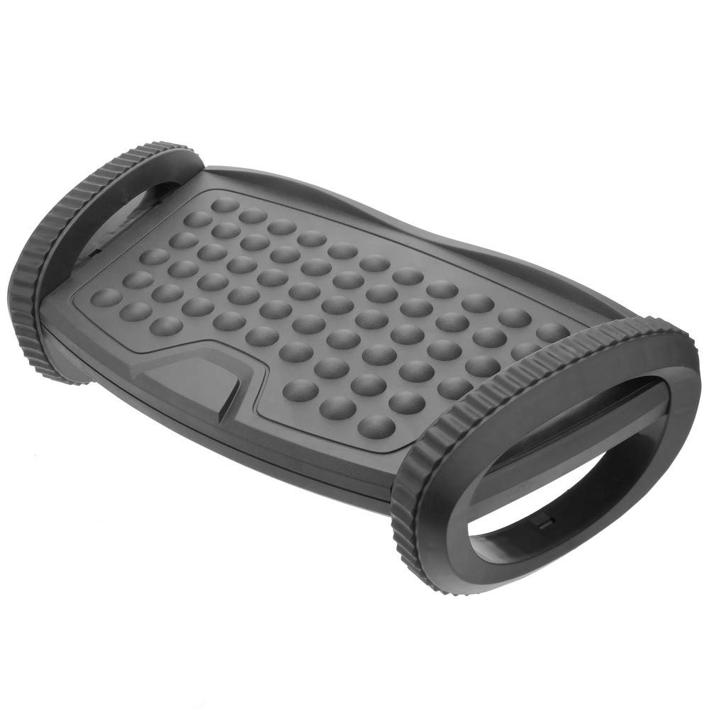 PrimeMatik Footrest with adjustable platform of black Amazon.co.uk
