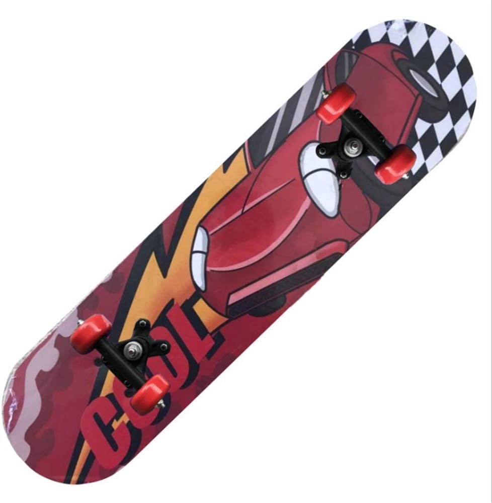 IDE Play Osprey Kids Skateboard,24 Inch Double Kick Skateboard for Beginners with Maple Deck, for Boys & Girls, Multiple Designs,3