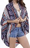 Angerella Fashion Kimono Shawl Wrap Bohemia Beach Cover-Up / Dolman Sleeves