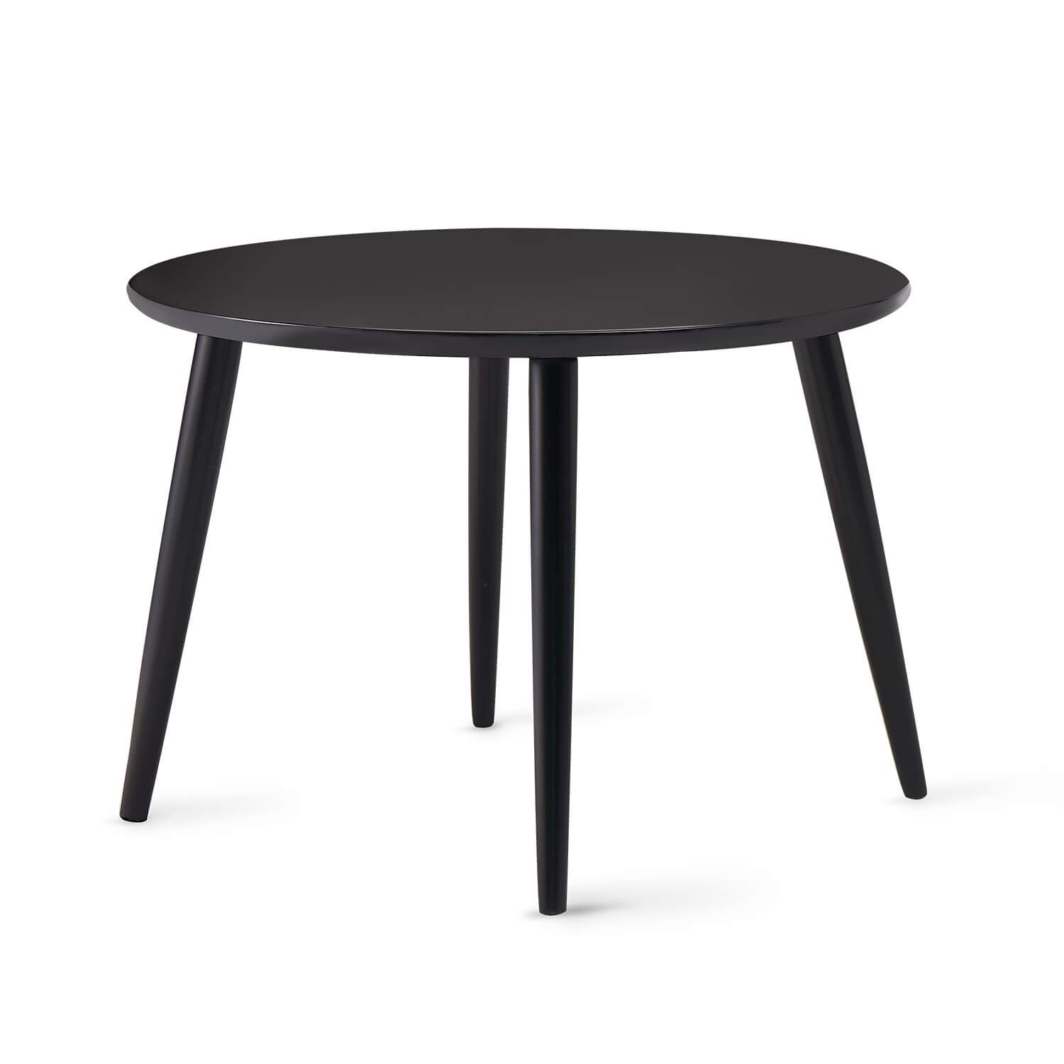Best black side table round