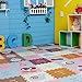 Kid's Puzzle Exercise Play Mat with EVA Foam Interlocking Tiles,Beige