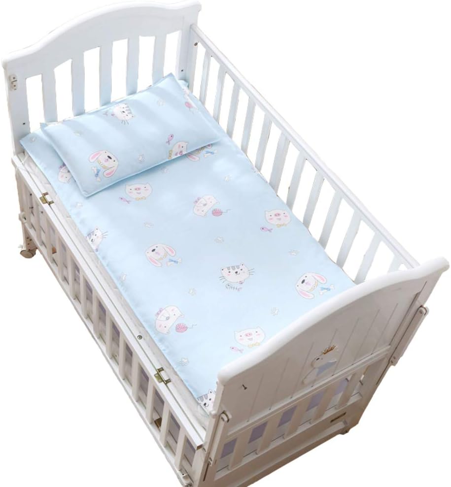 GGYDD Children's Cotton Mattress Toppers,Quilted Foldable Futon Soft Breathable Tatami Mat Toddler Nap Mat (no Pillow)-a 70x140cm(28x55inch)