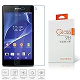NacodexÂ® 9H Premium Real Tempered Glass Screen Protector Film for Sony Xperia Z2 , Hd Ballistic Glass Screen Protector - Protect Your Screen From Scratches (For Sony Xperia Z2)