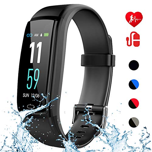 Mgaolo Fitness Tracker with Blood Pressure Heart Rate Sleep Monitor,IP68 Waterproof Activity Tracker Smart Watch with Pedometer Calorie Step Counter Compatible with iPhone and Android Fitbit Phones