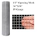 36inx50ft 1/2 in 19gauge Hardware Cloth Galvanized Welded Cage Wire Mesh Rolls Square Chicken Wire Netting Raised Garden Beds Rabbit Fence Snake Fencing Rodent Animals Weasel Gopher Moles Raccoons primary