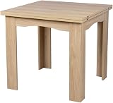 Hallowood Furniture Newquay Oak Extending Flip Top Table 80-160 cm view 8