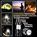 Lantern Flashlight, Solar Camping Lantern Led, Collapsible Rechargeable Lantern Lights Ultra Bright For Outdoor, Emergency, Hurricane, Hiking, Fishing, Tent(Black, 1 Lantern)