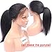 SMHair Human Hair Lace Front Wigs Kinky Straight Brazilian Virgin Wigs for Black Women Human Hair Baby Hair with Pre Plucked Hairline 24inch