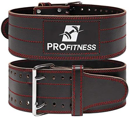 Genuine Leather Gym Weight Belt Workout 