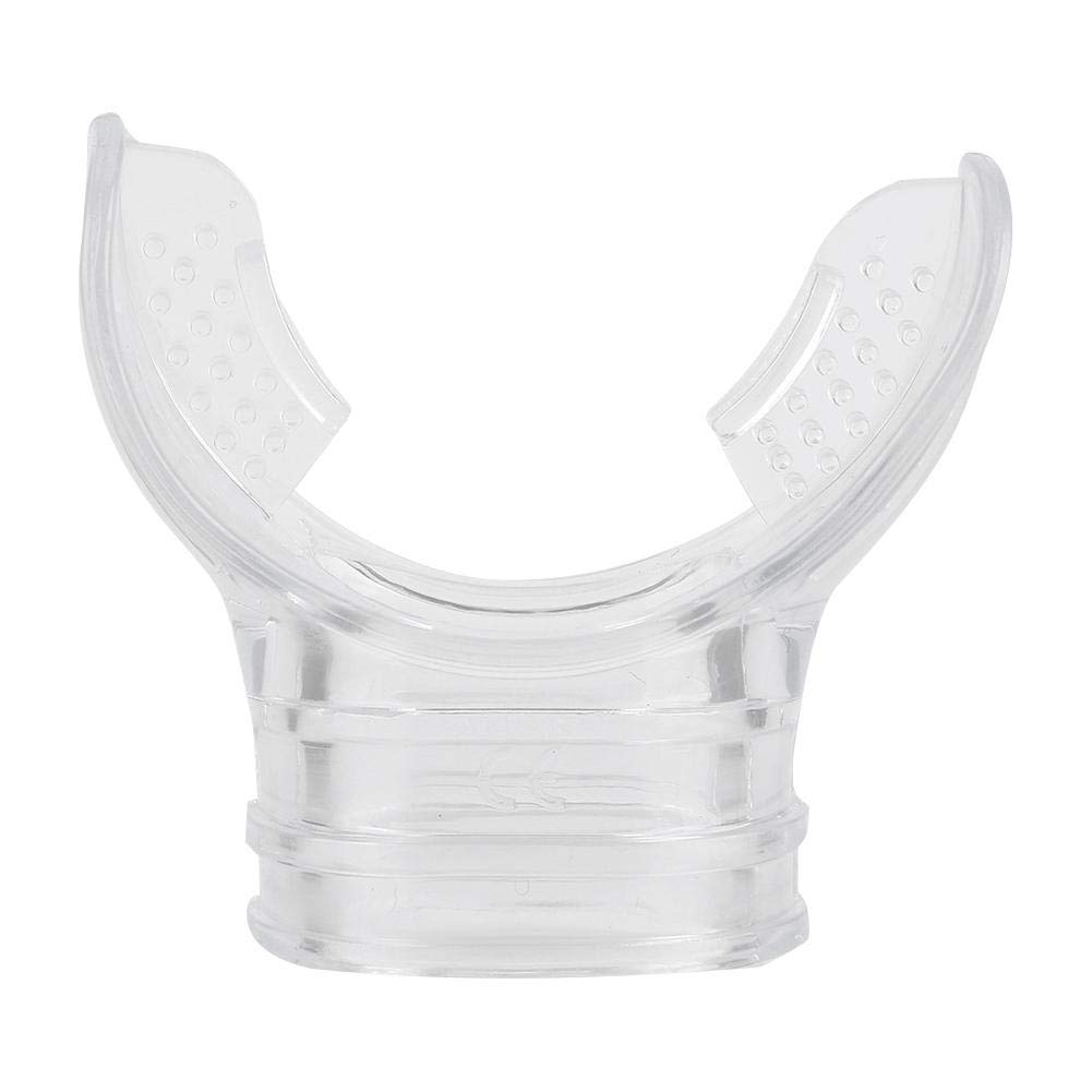 Fafeims Transparent PVC Diving Bite Snorkeling Standard Bite Mouthpiece Snokel Regulator Mouthpiece for Scuba Diving