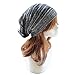 Winhurn Women New Stylish Winter Warm Knitted Baggy Beanie Cap Hat (Black)