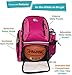 LISH Basketball Backpack for Girls - Large School Sports Bag w/Ball Compartment