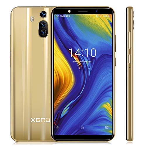 Unlocked Cell Phones International Version, Xgody Dual SIM Unlocked Smartphones Android 8.1 6.0