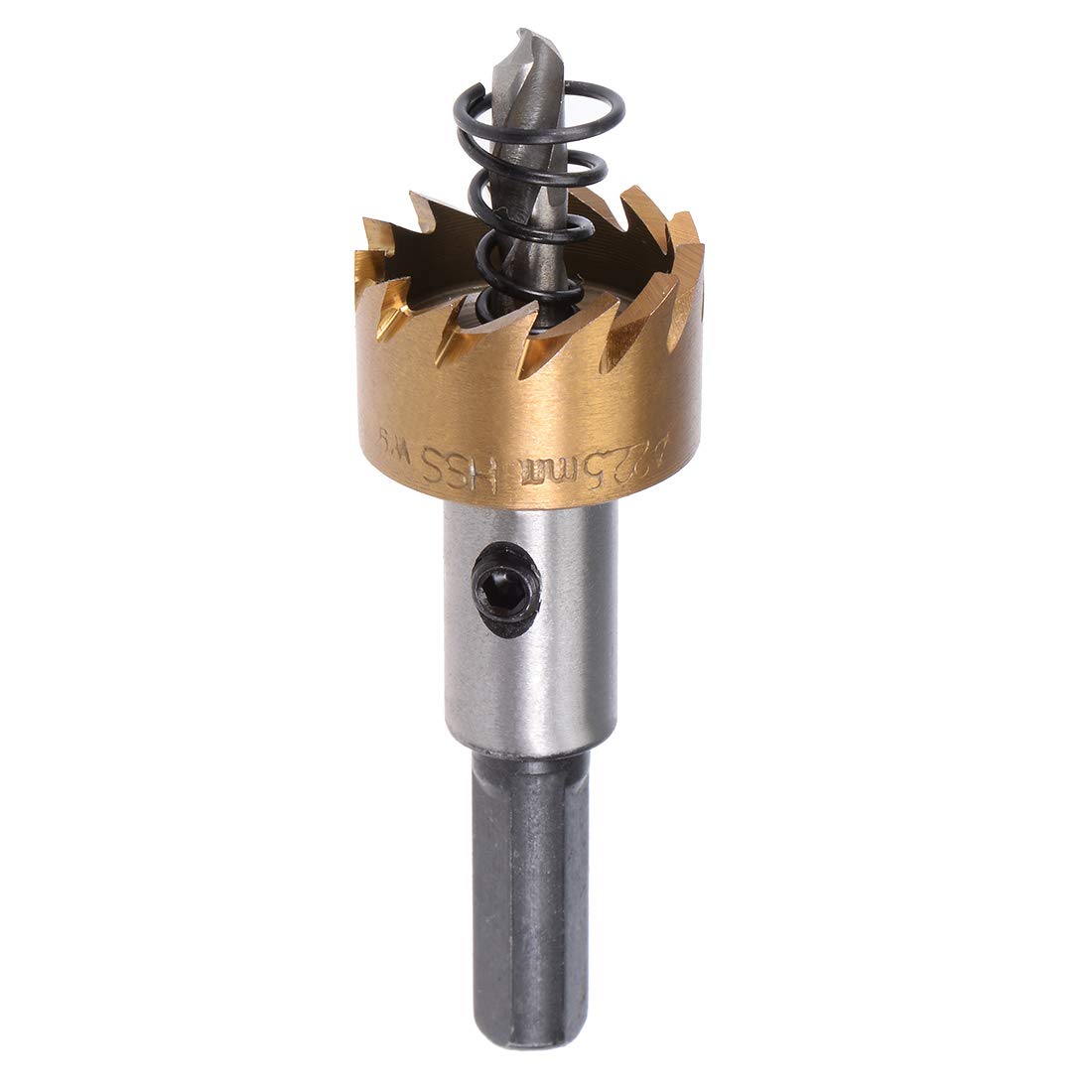 Sourcingmap 22.5mm HSS Drill Bit Hole Saw Stainless High Speed Steel Metal Alloy