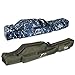 WATERFLY Rod Case Fishing,Folding Fishing Rod Pole Case Portable Fishing Rod Carrier Fishing Tool Storage Bag