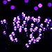 YAKEXI 200 LED Solar Christmas Lights, 72 ft Halloween String Lights Waterproof Outdoor Fairy Lights for Xmas, Home, Wedding, Patio, Lawn, Garden, Porch, Party and Holiday Decorations (Purple)
