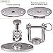 SELEWARE Bearing 360° Swivel Heavy Duty Swing Hanger, 1500LB Capacity Yoga Hammock Chair Sandbag Punching Bag Porch Swing Sets with 2 Screw for Wooden