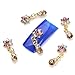 Rain Queen Alloy Gold Flower 3D Nail Art Pendant Carve Rhinestones DIY Decorations Chains Dangle 5pcs