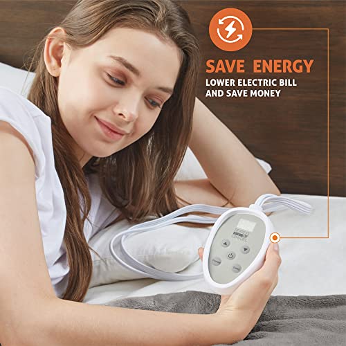 Degrees of Comfort Electric Blanket Queen Size, Heated Blankets with