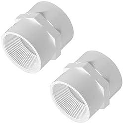 Fitvell 2" PVC Pipe Fitting Adapter Connector Union