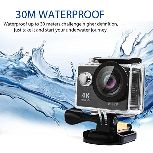 6 Waterproof+Camcorder+170%25C2%25B0Wide+Angle+Rechargeable+Batteries