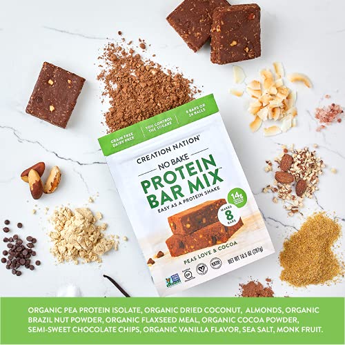 PROTEIN BAR MIX Nobake & Easy as a Protein Shake! Makes 8 Bars or 24