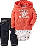 Carter's Baby Boys' 3 Piece Cardigan Set Property of Mommy NB