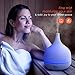 MIIRROR Aromatherapy Essential Oil Diffuser Cool Mist 500ml 4-IN-1 Humidifier Ultrasonic Room Decor with 7 Color Changing Lamps, 4 Timer Settings and Waterless Auto Shut-Off