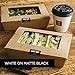 Brother P-touch TZe-M355 White Print on Premium Matte Black Laminated Tape 24mm (0.94”) wide x 8m (26.2’) long
