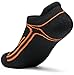 TM-MZS05-KGO_L Tesla Men's 6-Pairs Atheltic No Show Socks Cushioned Comfort w Mesh MZS05