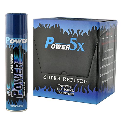 Power 5X Super Refined Butane Pure Gas 300ml Cans Choose Your